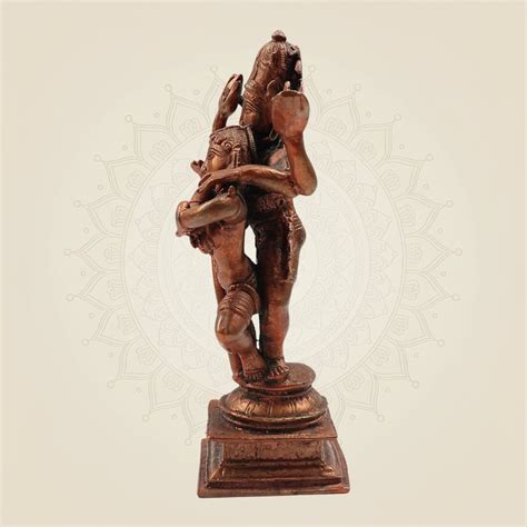 Copper Shiva Parvati Idol with Naag – Symbol of Protection
