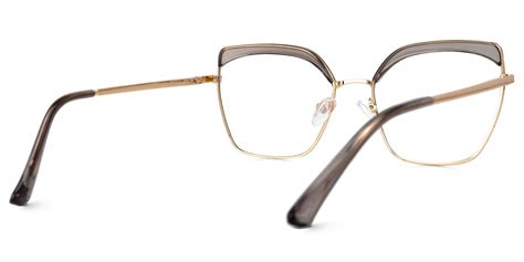Joyner Browline Gray Glasses