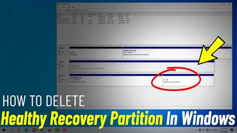 How to Remove Healthy Recovery Partition 的图像结果