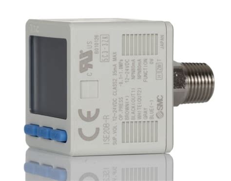 ISE20B-R-01 SMC | SMC Pressure Switch 10 bar | 215-1064 | RS