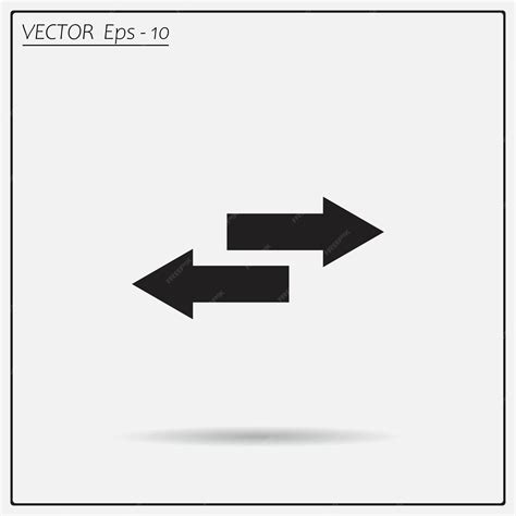 Premium Vector | The left and right arrows icon arrows symbol