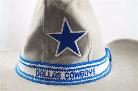 Dallas Cowboys Vintage Cowboy Hat Cap Rare/Very Hard to Find Suede 1980 ...