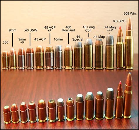 Rifle Cartridge Size Comparison Chart