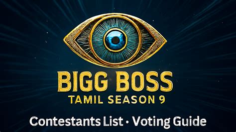 Bigg Boss Tamil Season 2: Full Contestant List, Evictions, Voting ...