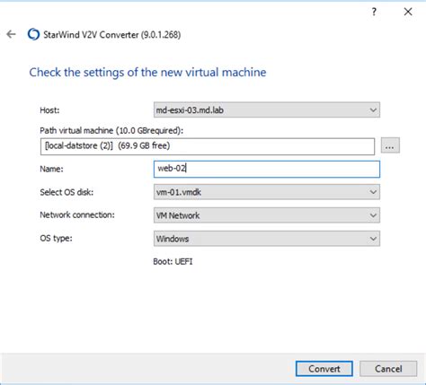 Starwind V2V Converter - Ultimate Free P2V & V2V Conversion tool