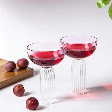 Asa Stem Glass Bowls | Luxurious Dessert Serving Bowl Set Of 2 For ...