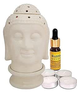 LIELA - Oil Burner Vaporizer Set Buddha 10" with 4T-Light and 15 ML Oil ...