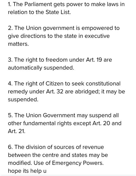 describe the emergency powers of president in India. - Brainly.in