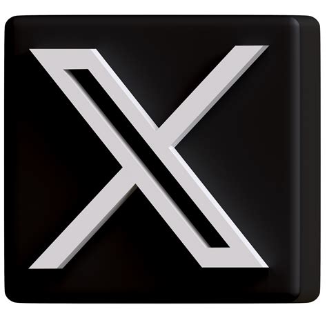 Twitter brand new logo 3 D with new X-shaped graphic of the world's ...