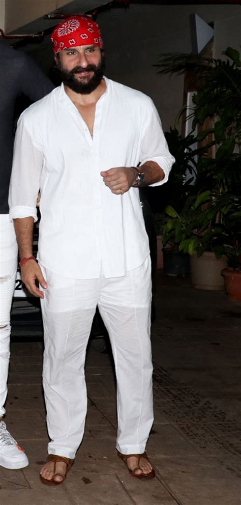 Saif Ali Khan Wore The Same White Pants In Different Ways