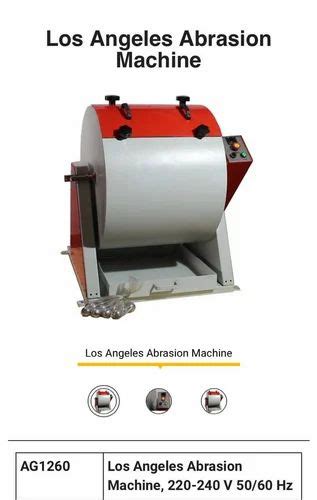 Civil Engineering Equipment - Los Angel Abrasion Testing Machine ...
