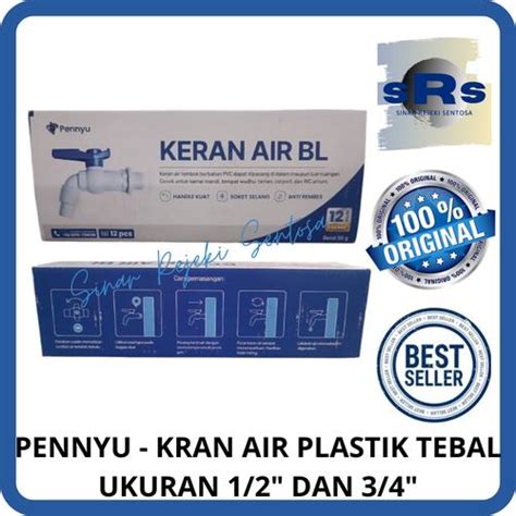 Jual PENNYU - KRAN PLASTIK/KERAN AIR/KRAN AIR/KRAN PVC TEBAL - 1/2 INCH ...