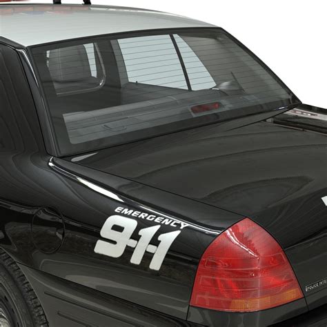 Ford Crown Victoria Police Car Rigged 3D | 3D Molier International