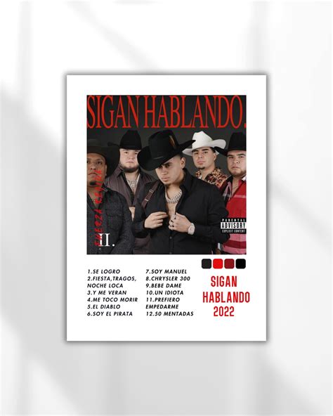 Fuerza Regida Album Poster - Etsy