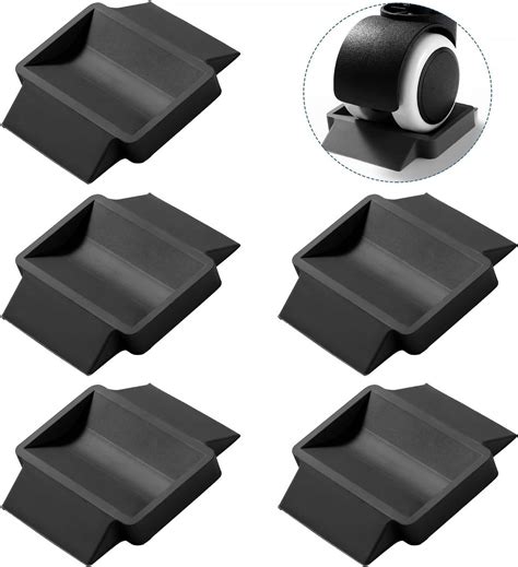 Podkładki gumowe antypoślizgowe 3,5 x 6 cm, podkładki pod kółka meblowe ...