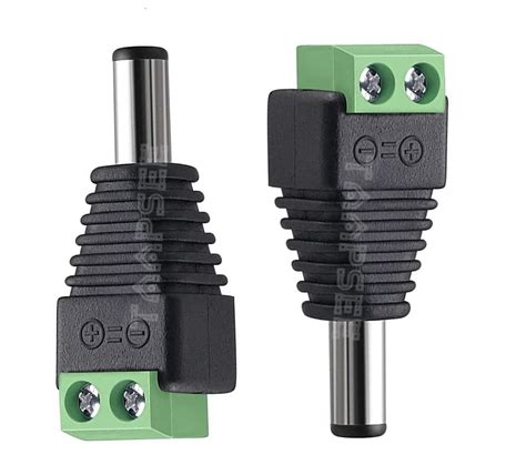 INFO Data Solutions (2 x Male) 12V DC Power Connector 5.5mm x 2.1mm 24V ...
