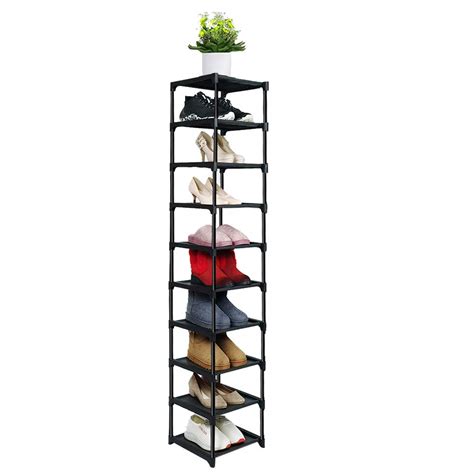 Buy ZQWSYU Shoe Rack 10 Tier Narrow Shoe Racks for Closets Durable ...