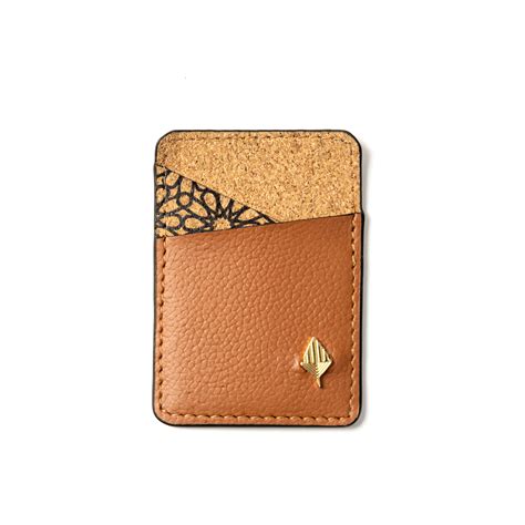 Theo Vegan Leather Cardholder - Tawny Brown - Green Hermitage