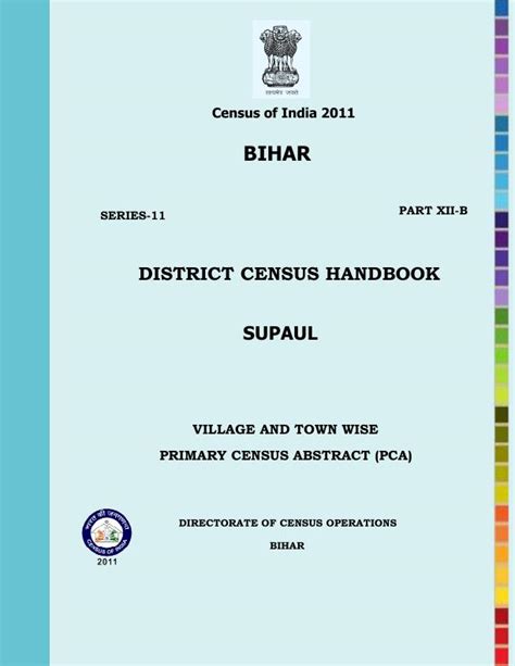 India - Census of India 2011 - Bihar - Series 11 - Part XII B ...