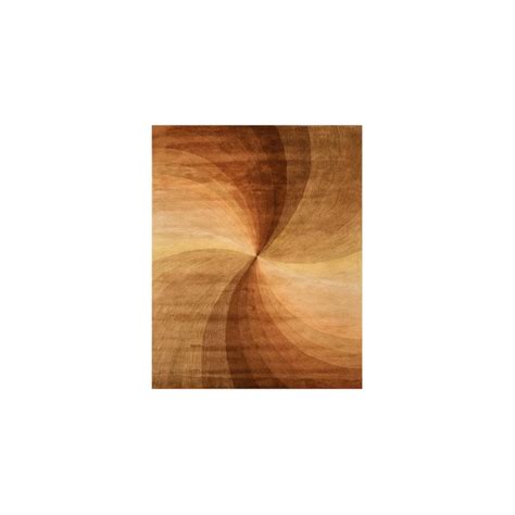 Buy 4' x 4' : EORC T65BN Hand Tufted Wool Swirl Round Rug, 4-Feet ...