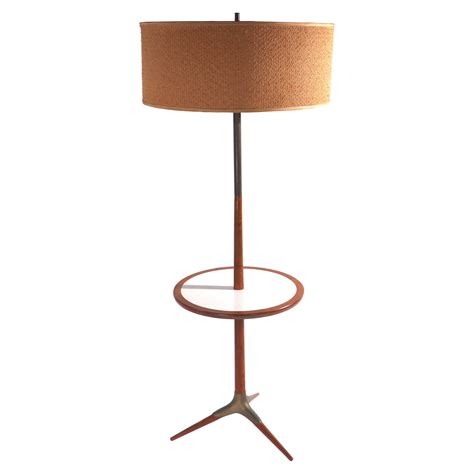 Tony Paul Black Iron and Black Wire "Sunburst" Side Table, Floor Lamp ...