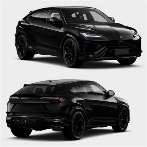 Luxury Black Lamborghini Urus SUV