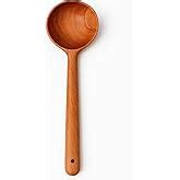 Buy The Indus Valley Wooden Round Spoon Flip/Spatula/Ladle for Cooking ...