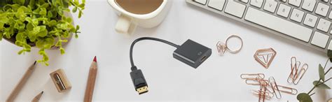 POSH DisplayPort DP Male to HDMI Female Adapter Cable