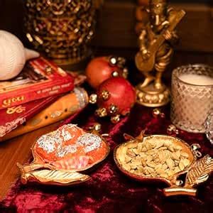 Arte Casa Pomegranate Bliss Dish – Elegant Golden Metal Dish for Home ...