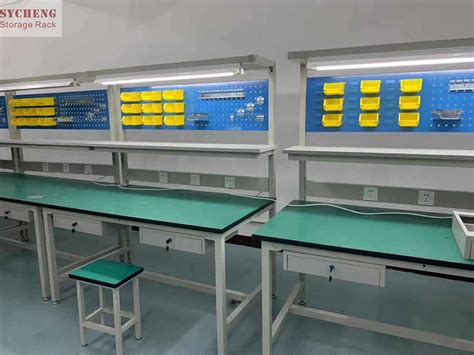 防静电工作台电子厂学校实验室桌子物理diy手机检验维修桌工作台-阿里巴巴