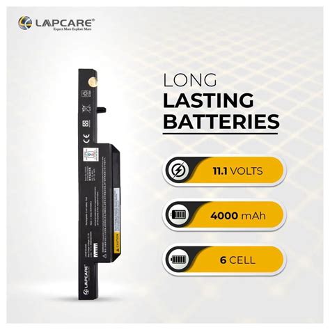 HCL Clevo C4500 Compatible Laptop Battery 4400mAh 6 Cell - tpstech.in