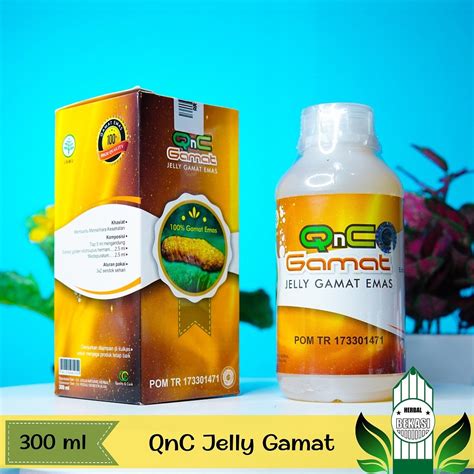 Jual Obat Gerd Herbal Bentuk Cair QnC Jelly Gamat Bagus Untuk Kesehatan ...