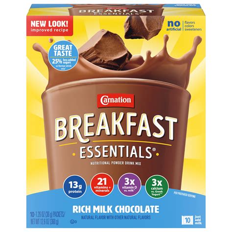 Carnation Instant Breakfast Nutrition Vs Ensure - Home Alqu