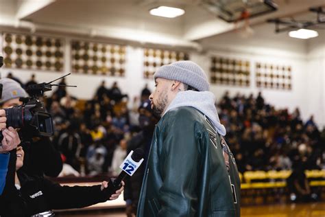 Photos: Jose Alvarado high school jersey retirement ceremony 2/24/2023 ...