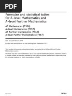 Image result for As Level Mathematics Formula Sheet