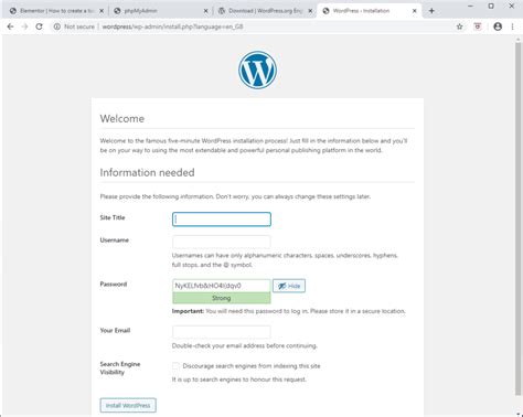 WordPress Local Server Setup 的图像结果