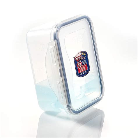 LocknLock Classics Large Flat Rectangular Food Container with Leak Pro ...