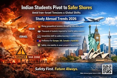 Indian Students Pivot to Safer Shores Amid Iran-Israel Tensions and ...