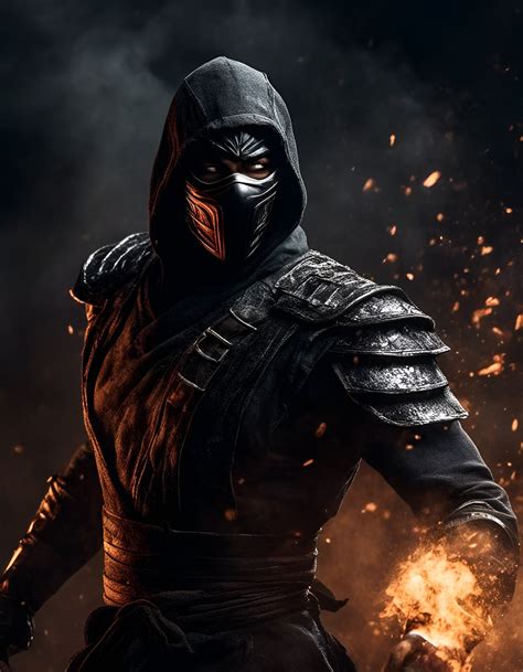 Mortal Kombat - Noob Saibot - AI Generated Artwork - NightCafe Creator