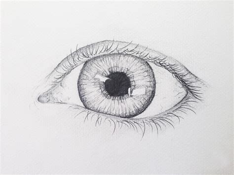 Realistic Eyeball Drawing