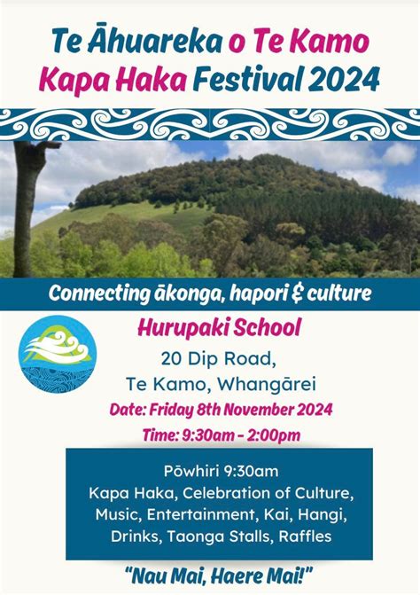 Te Āhuareka o Te Kamo Kapa Haka Festival 2024, 20 Dip Road, Kamo ...
