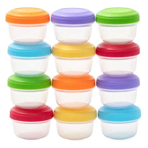 Amazon.com : WeeSprout Baby Food Containers - Small 4 oz Containers ...