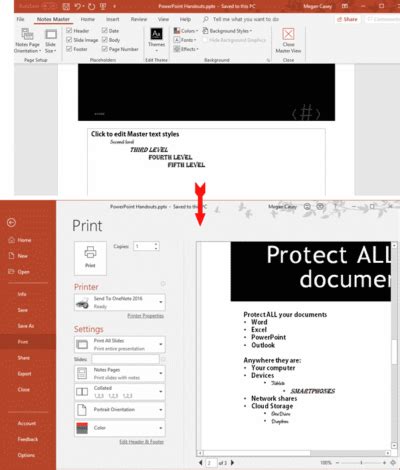 PowerPoint Notes Master 的图像结果