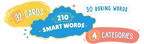 Buy Little Hands Big Hearts - Boring vs Smart Words Flash Cards for ...