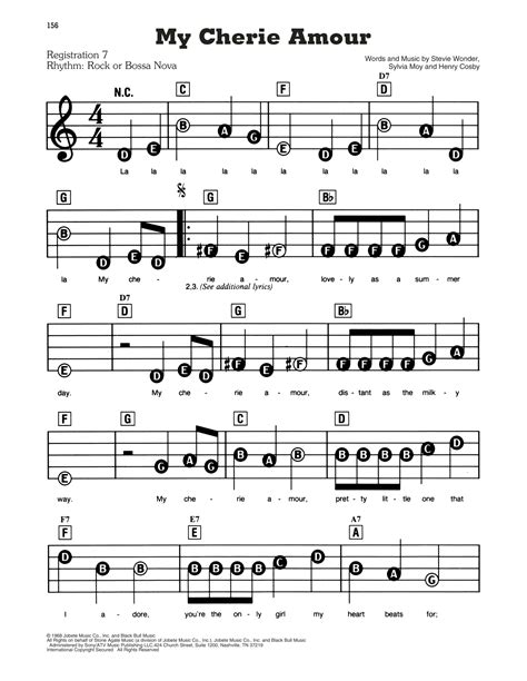 My Cherie Amour Guitar Chords