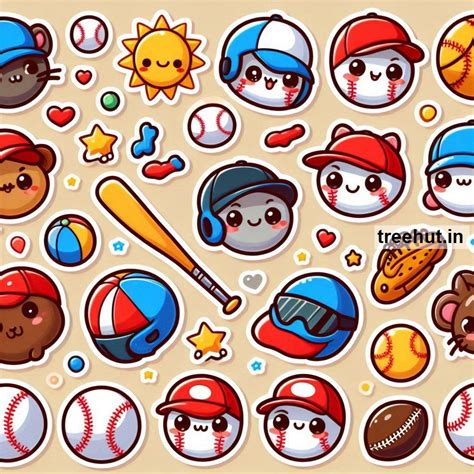 Printable Baseball Stickers and Sticker Craft Ideas for Kids, Baseball ...