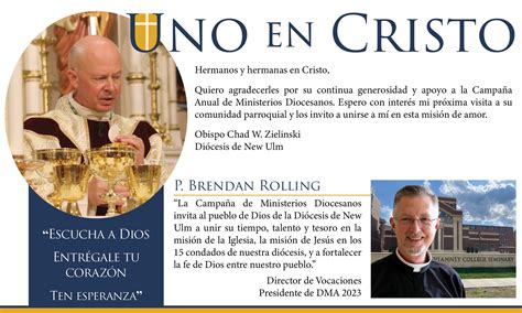 Diocesan Ministries Appeal - in Spanish — Diocese of New Ulm