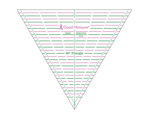 Good Measure 60 Degree Triangle Ruler : Amazon.in: Office Products
