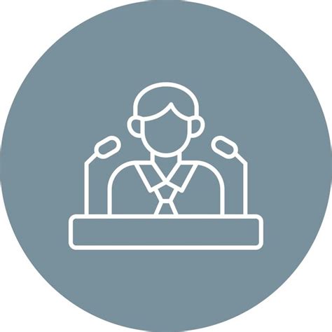 Conference icon | Premium Vector
