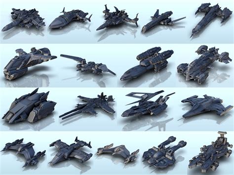 Pack of Spaceships STL 3D Printing Printer Stars Sci Fi - Etsy 日本